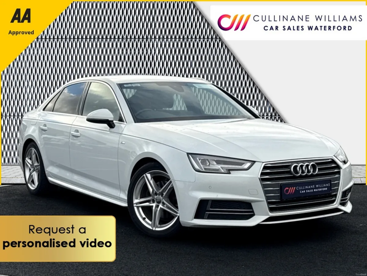 Audi A4 2017 S LINE 2.0 TDI 150BHP AUTOMATIC €88 P - Image 1