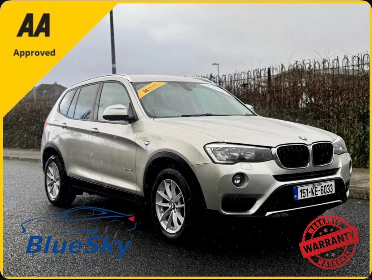 Warranty BMW X3 Diesel Automatic xDrive New NCT - Image 1