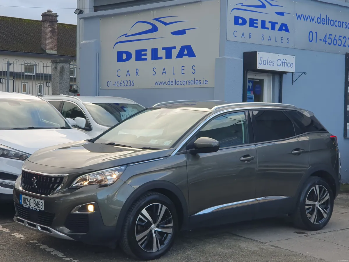 2018 PEUGEOT 3008 ALLURE 1.2 PETROL NCT 09/26 - Image 1