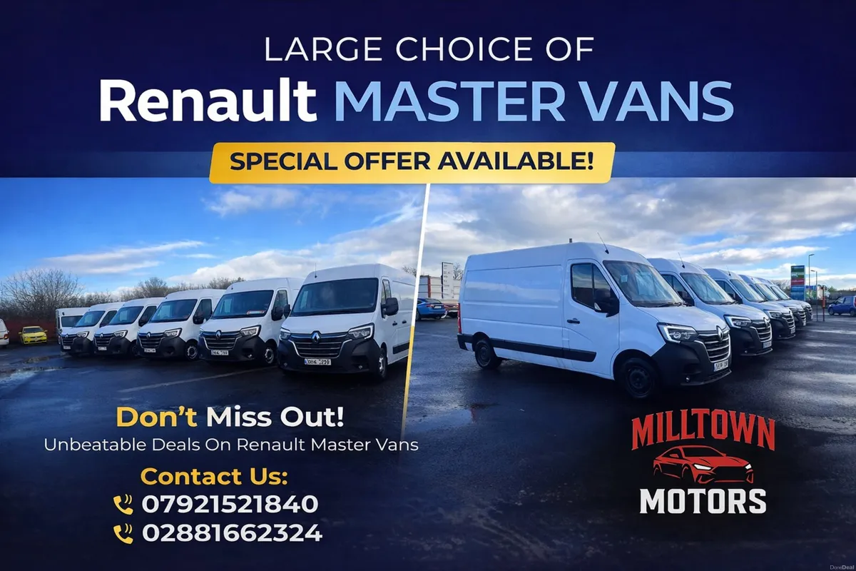 SPECIAL OFFER ON A LARGE CHOICE OF RENAULT MASTERS - Image 1