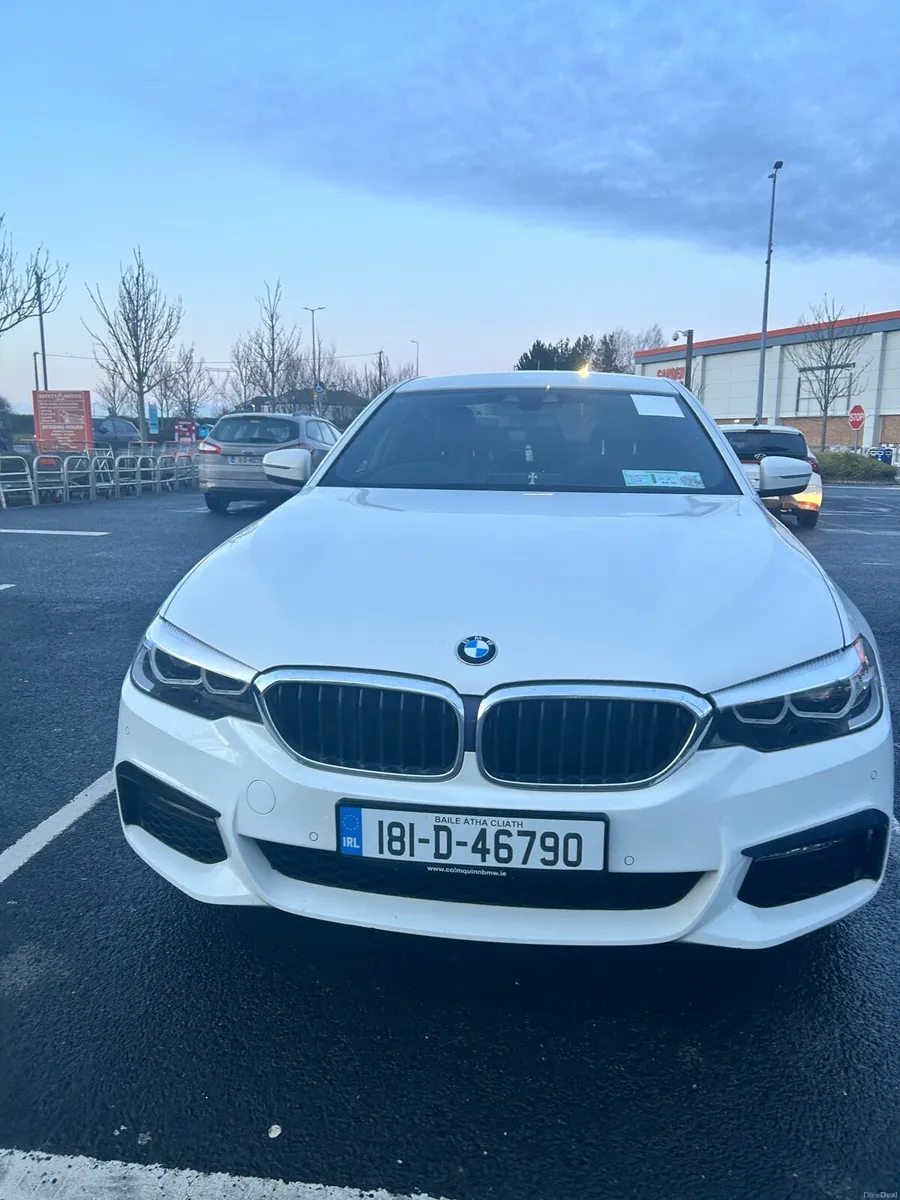 White 2018 BMW 5 series 520D xdrive Diesel - Image 2