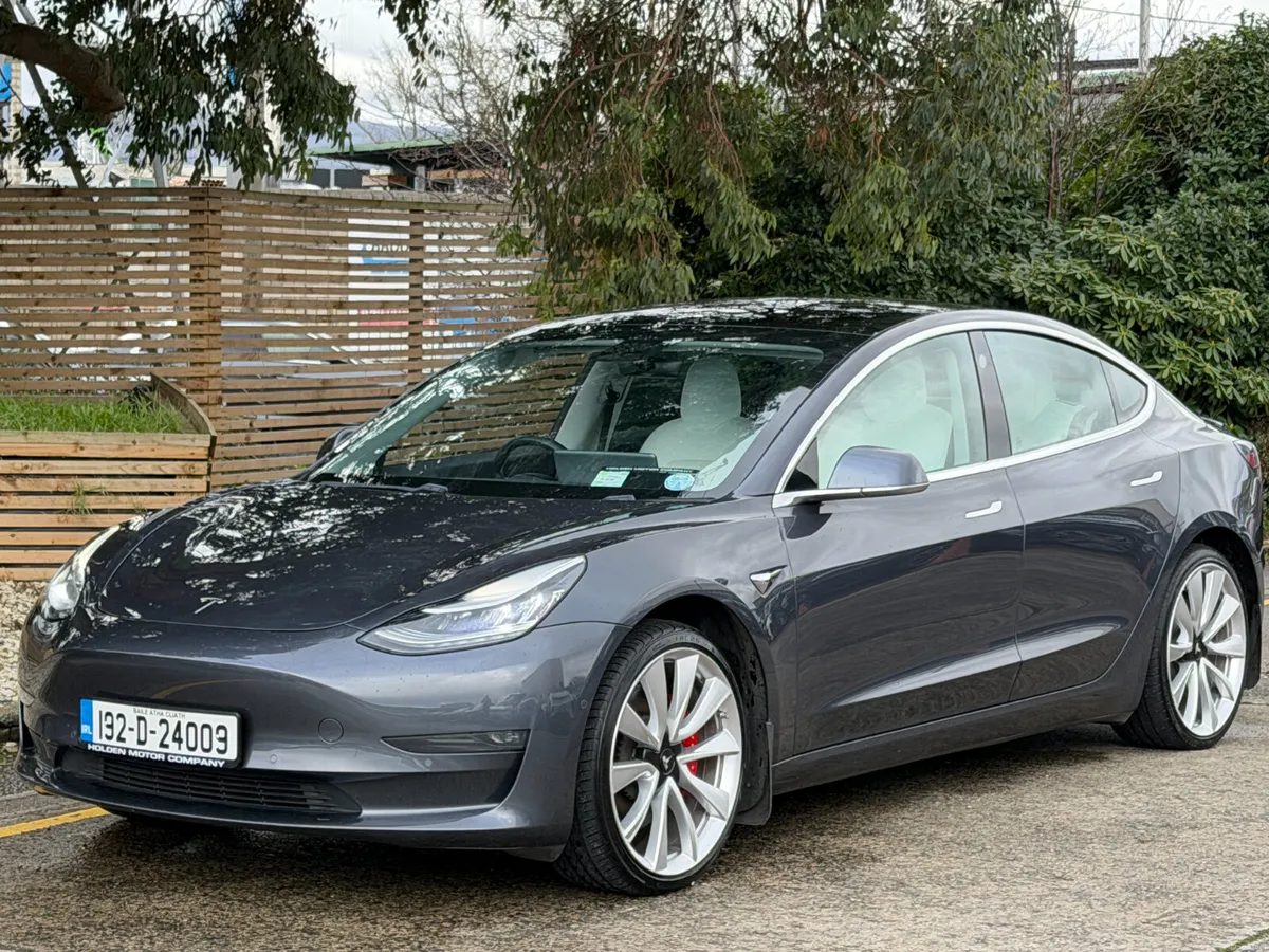 Tesla Model 3 2019.PERFORMANCE..WHITE LEATHER..AWD - Image 1