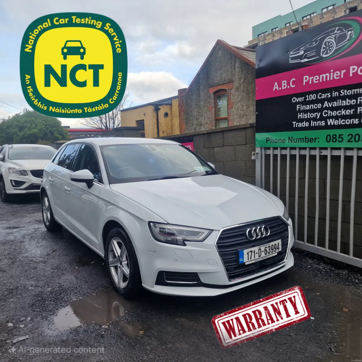 Audi A3 2017 Nct and Tax Automatic - Image 1