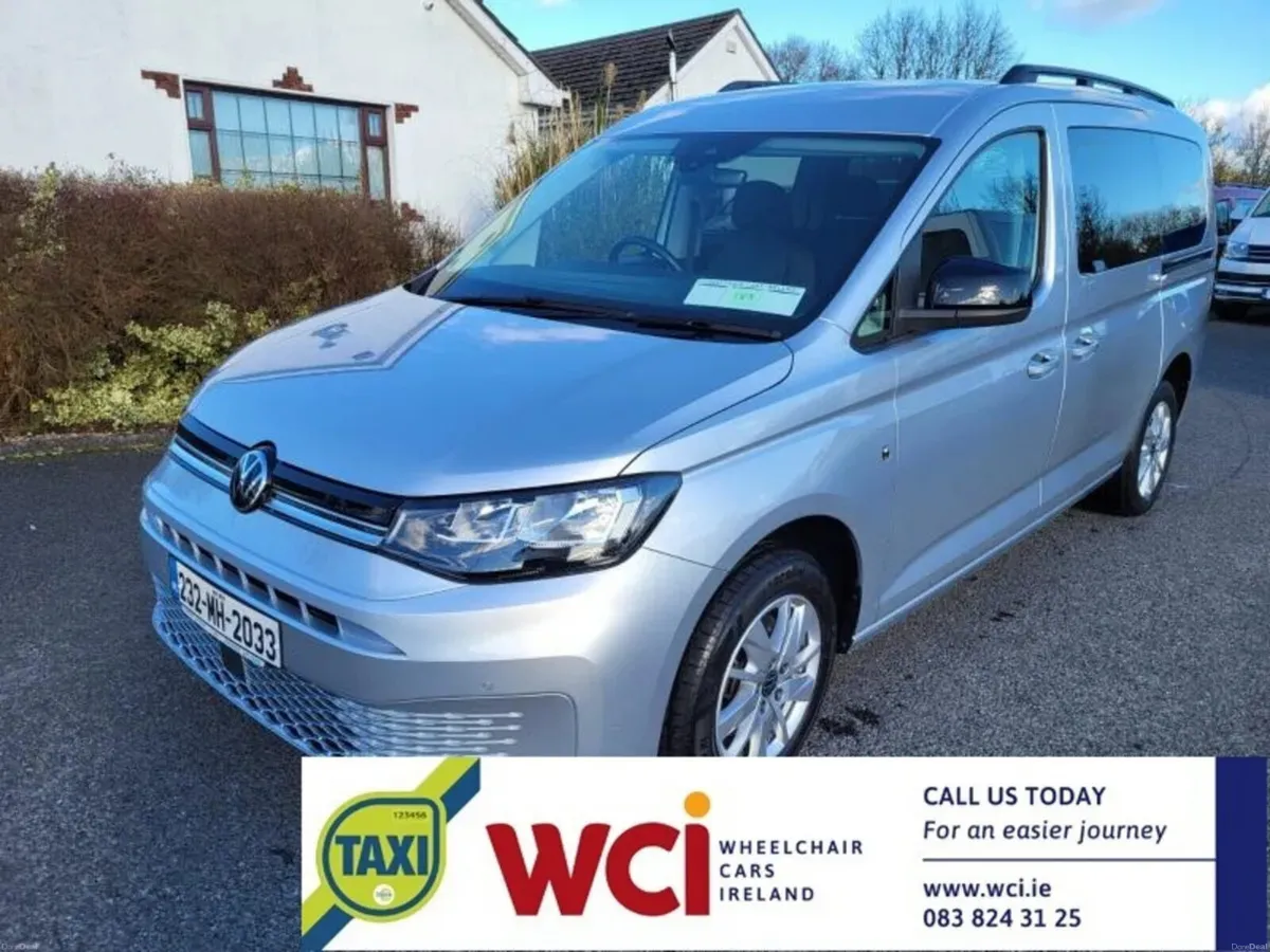 Wheelchair Taxi Volkswagen Caddy Maxi Life 2023 - Image 2
