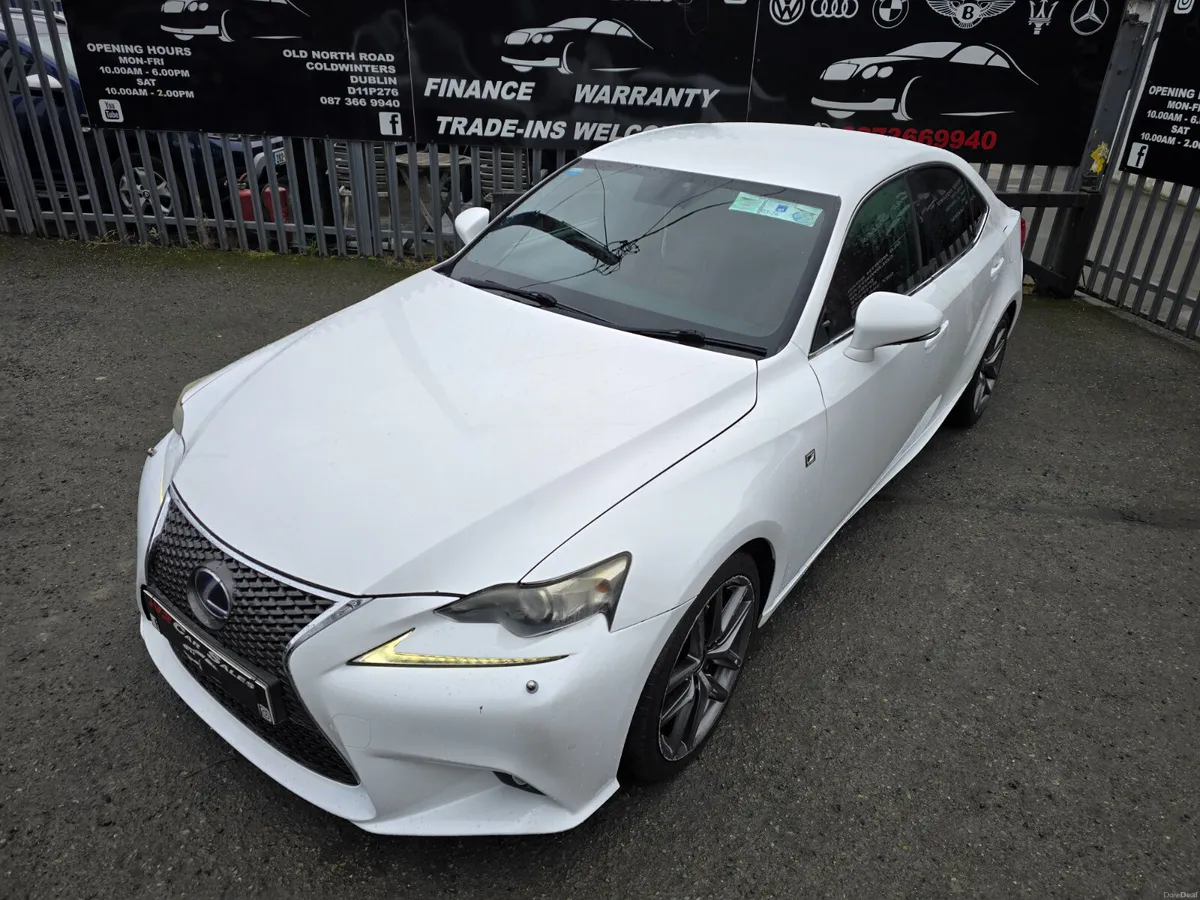 141 Lexus IS300h F Sport, NEW NCT, WARRANTY - Image 3