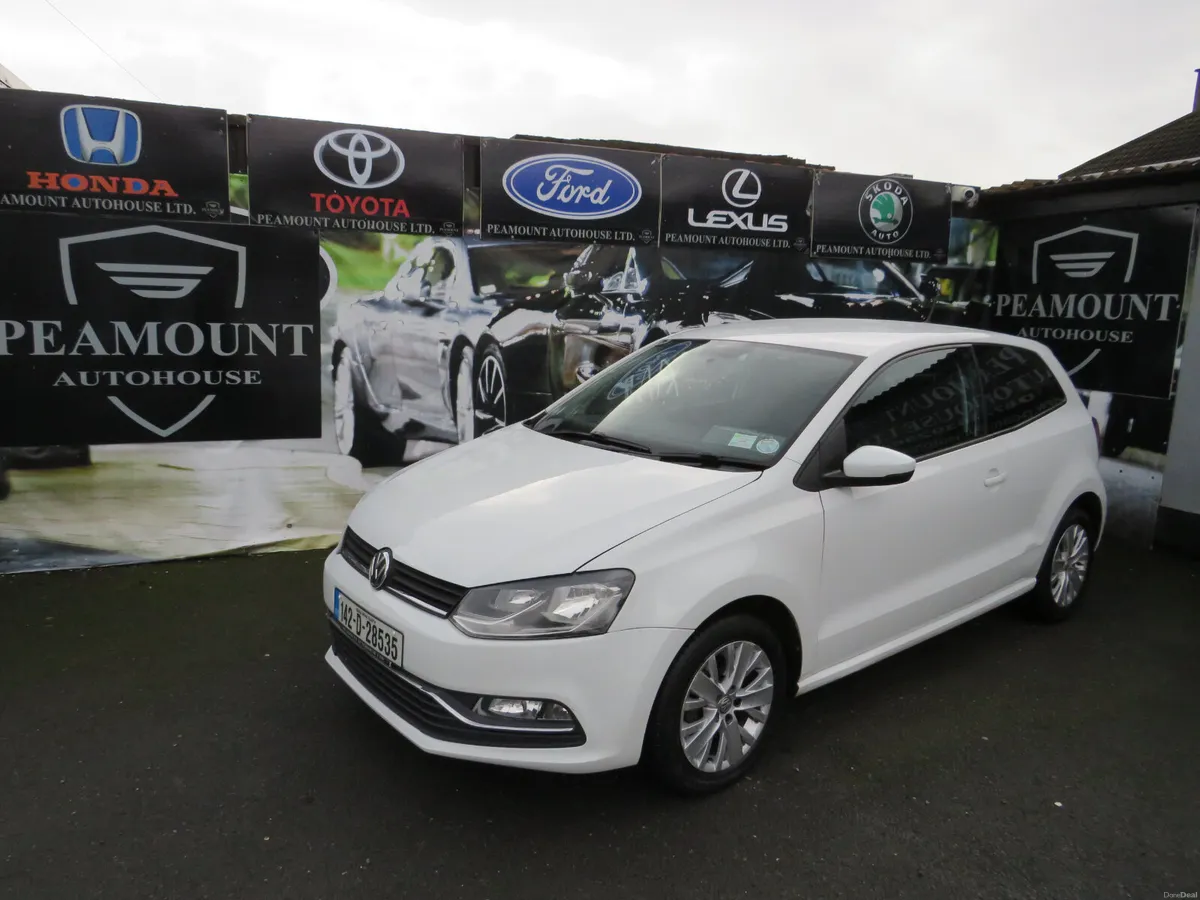 Volkswagen Polo 2014 DIESEL 3DR IN WHITE NCT 27 - Image 1
