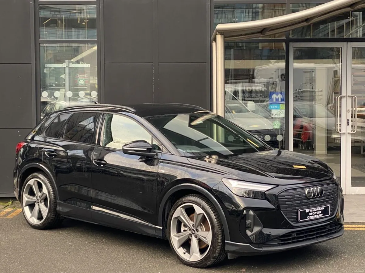 Audi Q4 e-tron 45 Black Edition S-Line Auto EV - Image 1