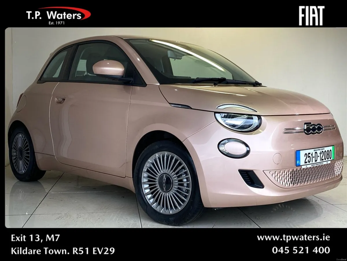 Fiat 500e ICON - 42KWH - NEARLY NEW - FREE HOME CH - Image 3