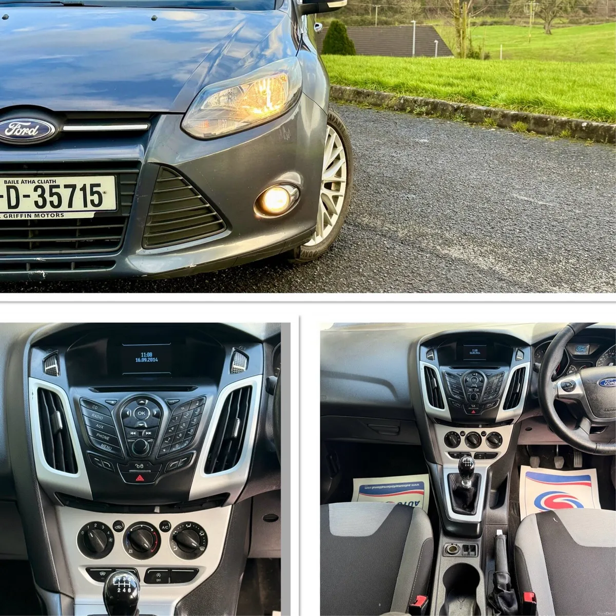 2014 Ford Focus 1.6 (Zetec) Diesel (New Nct & Tax) - Image 3