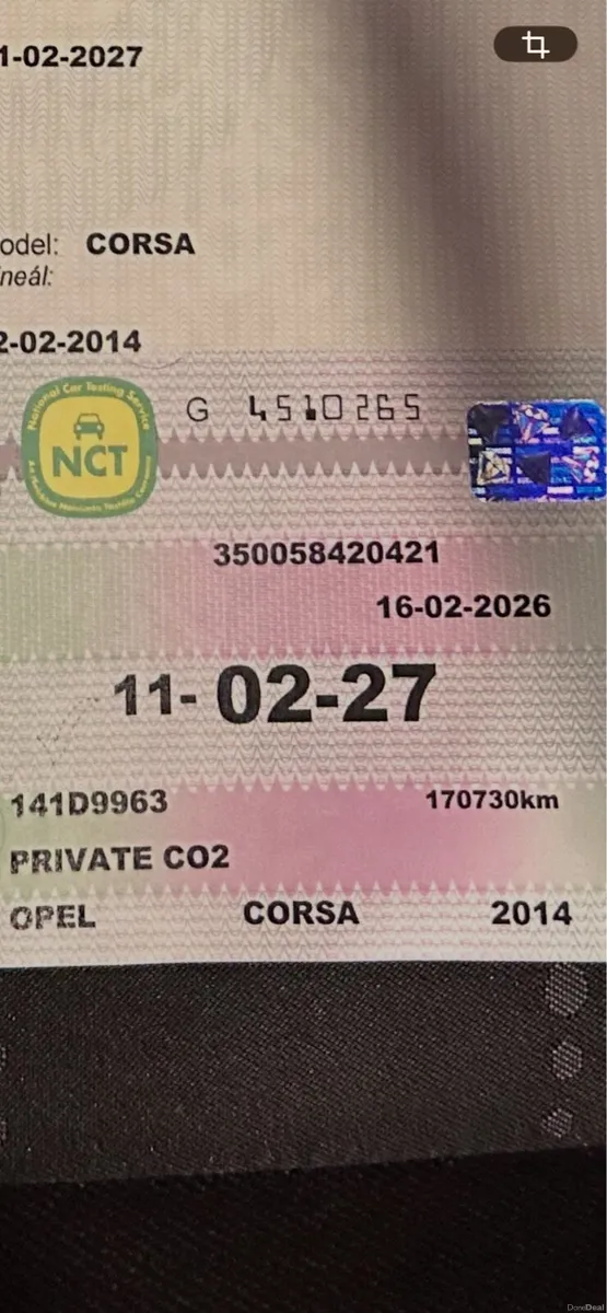 Opel Corsa 1.0 Petrol New NCT 02/27 - Image 3