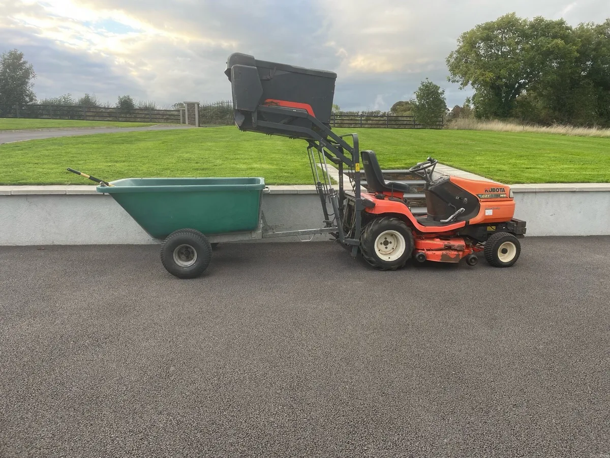 Kubota g21 hd high tip & trailer