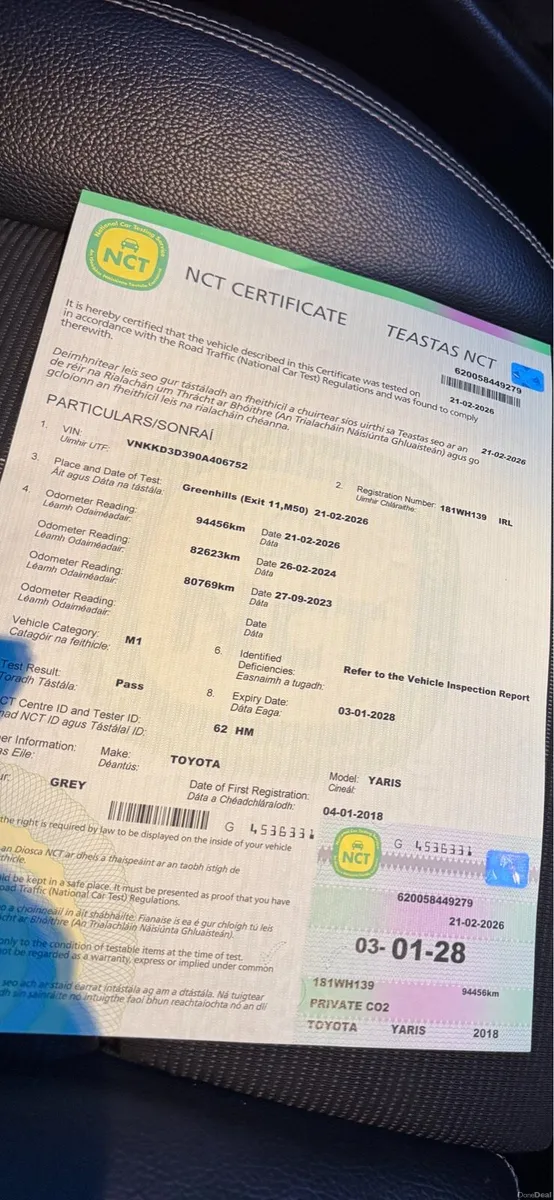 181 Toyota Yaris  Hybrid Luna 5 door (new NCT)2028 - Image 2