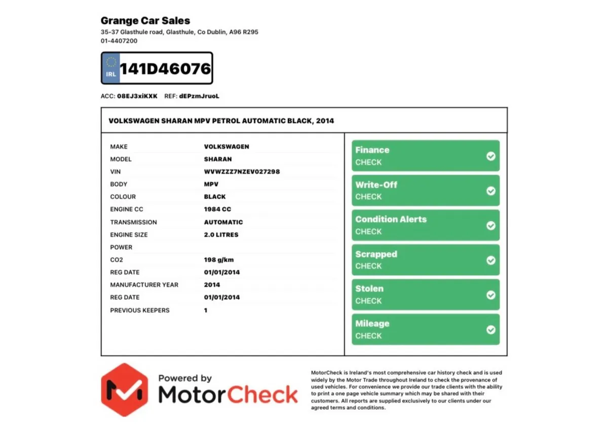 Volkswagen Sharan 2.0 Petrol 7 Seater Auto. - Image 3