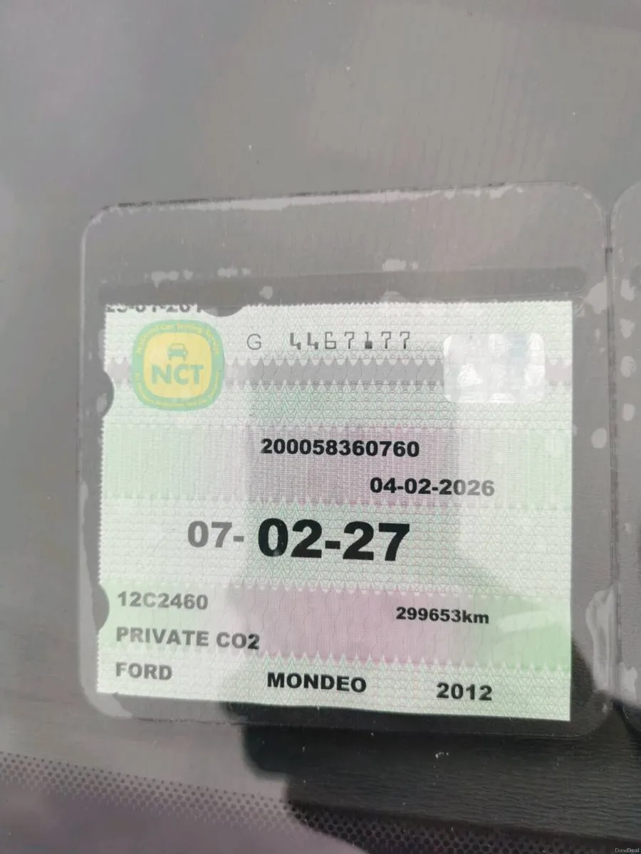 Ford mondeo New NCT - Image 4