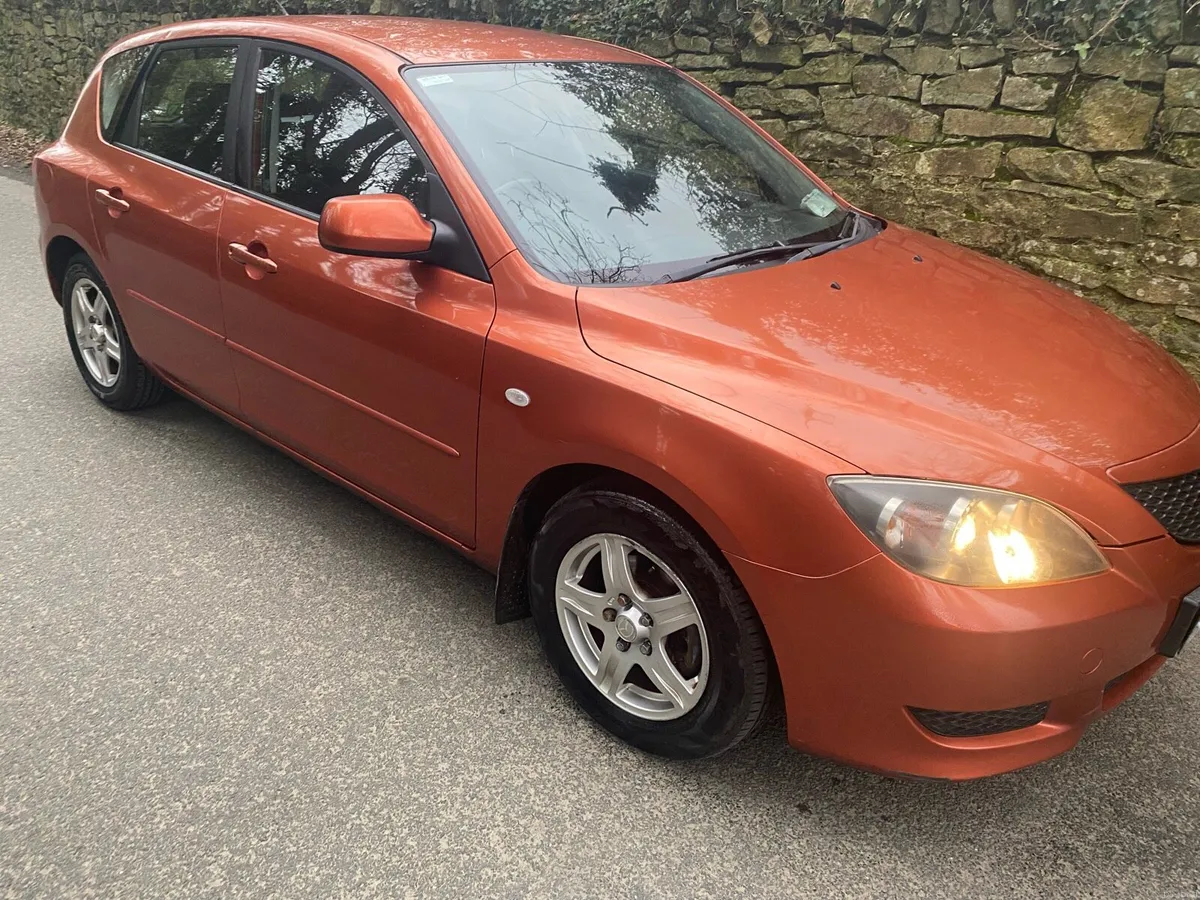 MAZDA 3 PETEOL NICE CAR NCT &TAX TWO KEYS - Image 3