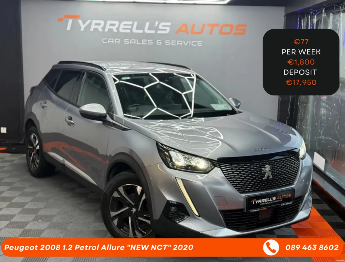 Peugeot 2008 1.2 Petrol Allure "NEW NCT" 2020 - Image 1