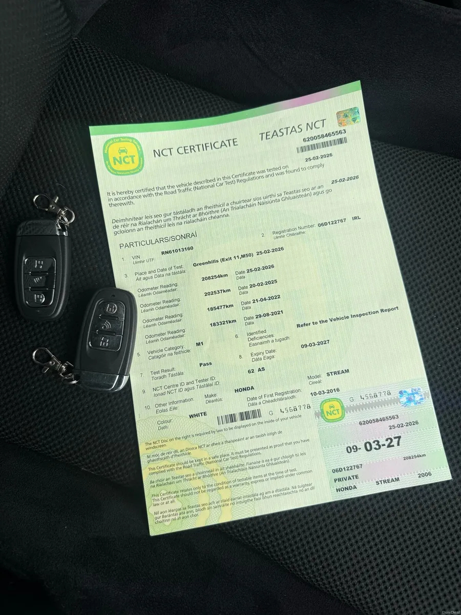 Automatic Honda Stream 7 seaters 2006 NCT NEW - Image 2