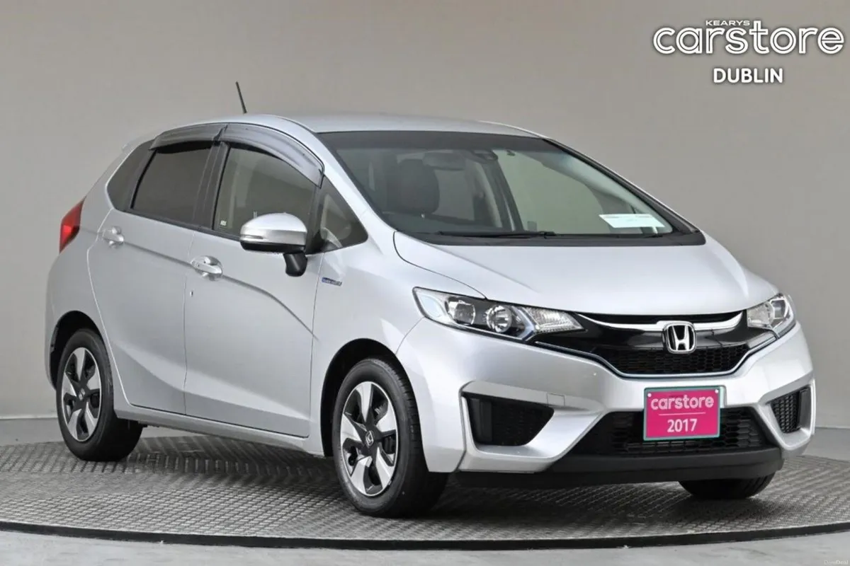 Honda Fit 1.5 HYBRID **HALF LEATHER**9"ANDROID CAR - Image 1