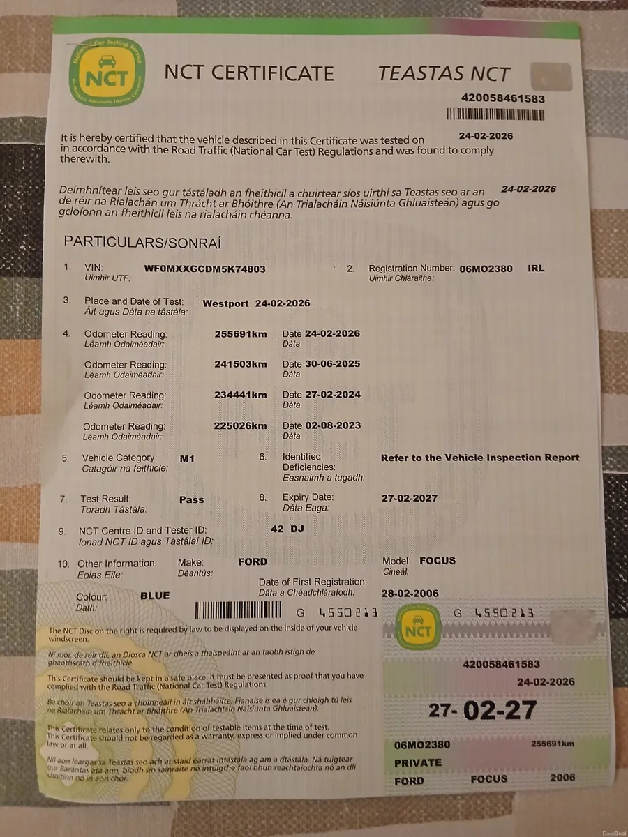 06 Ford C-Max .1.6.New NCT 02/27,Taxed. - Image 2