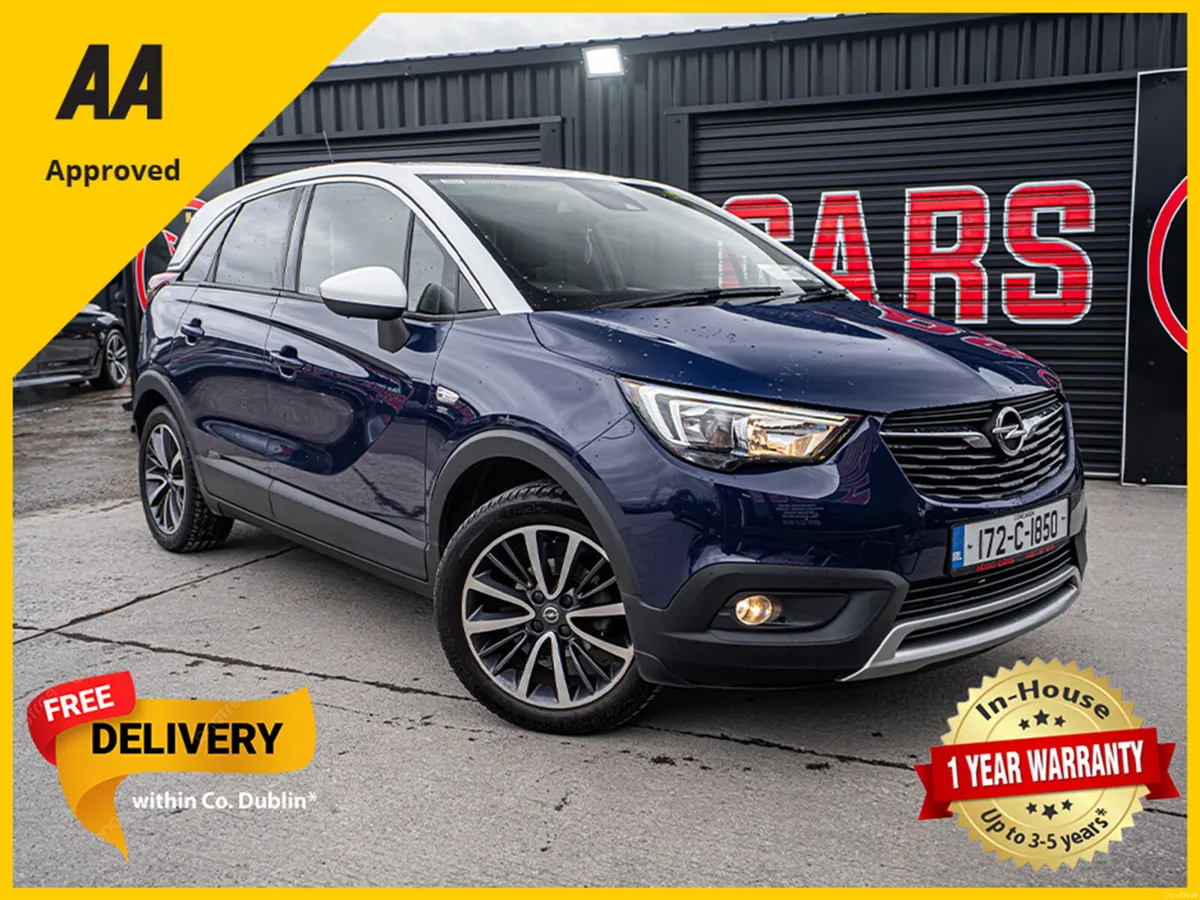 172 Crossland X 1.2/FSH/New NCT/1yr warranty - Image 1