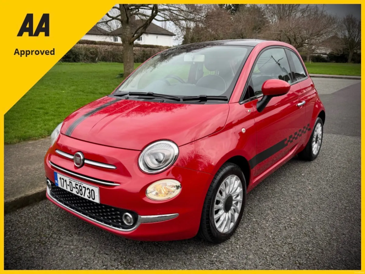 Fiat 500 Lounge 1.2 Petrol in Pasodoble Red. - Image 1