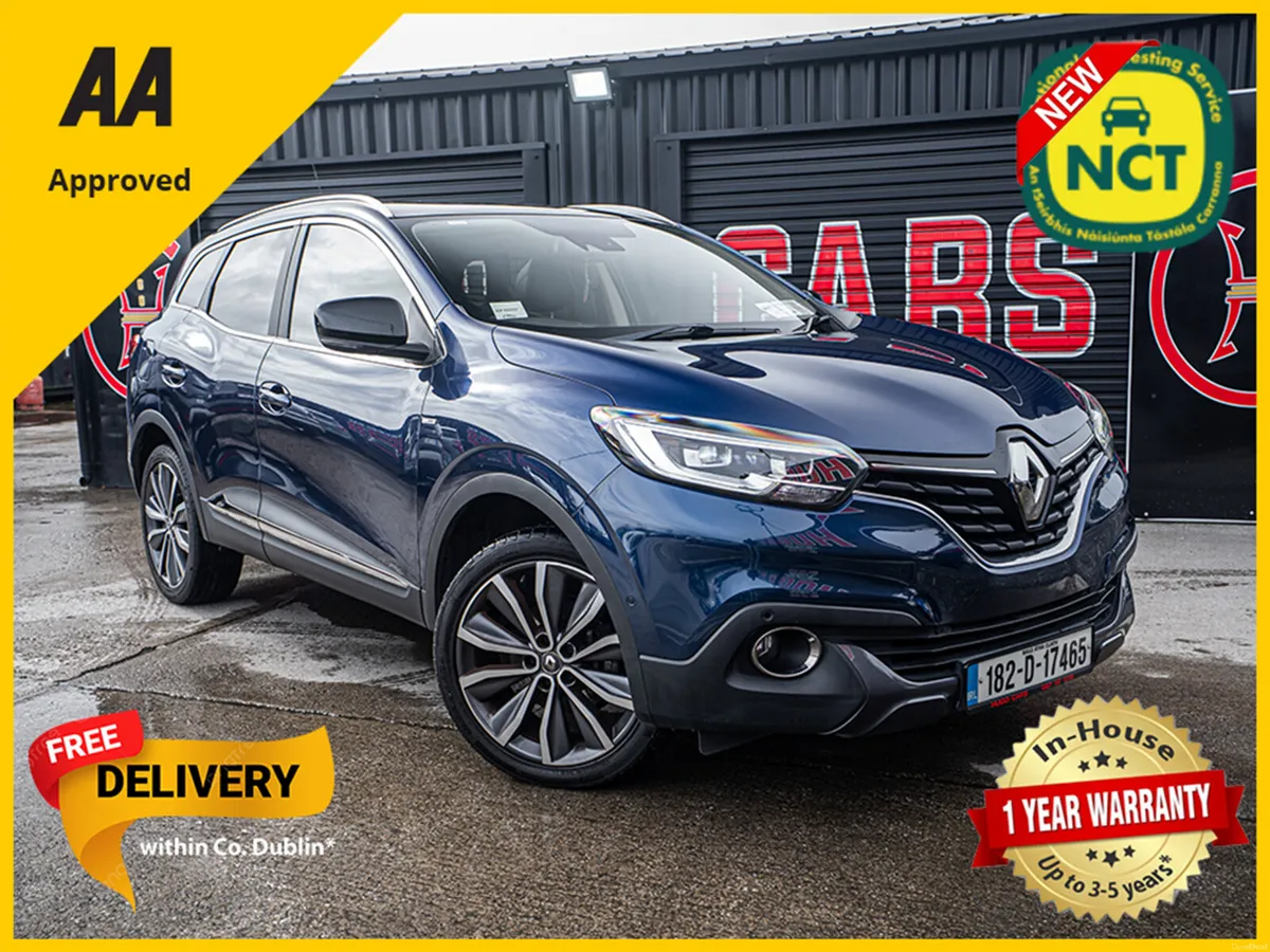 182 Kadjar 1.5dci/High spec/New NCT/1yr warranty - Image 1