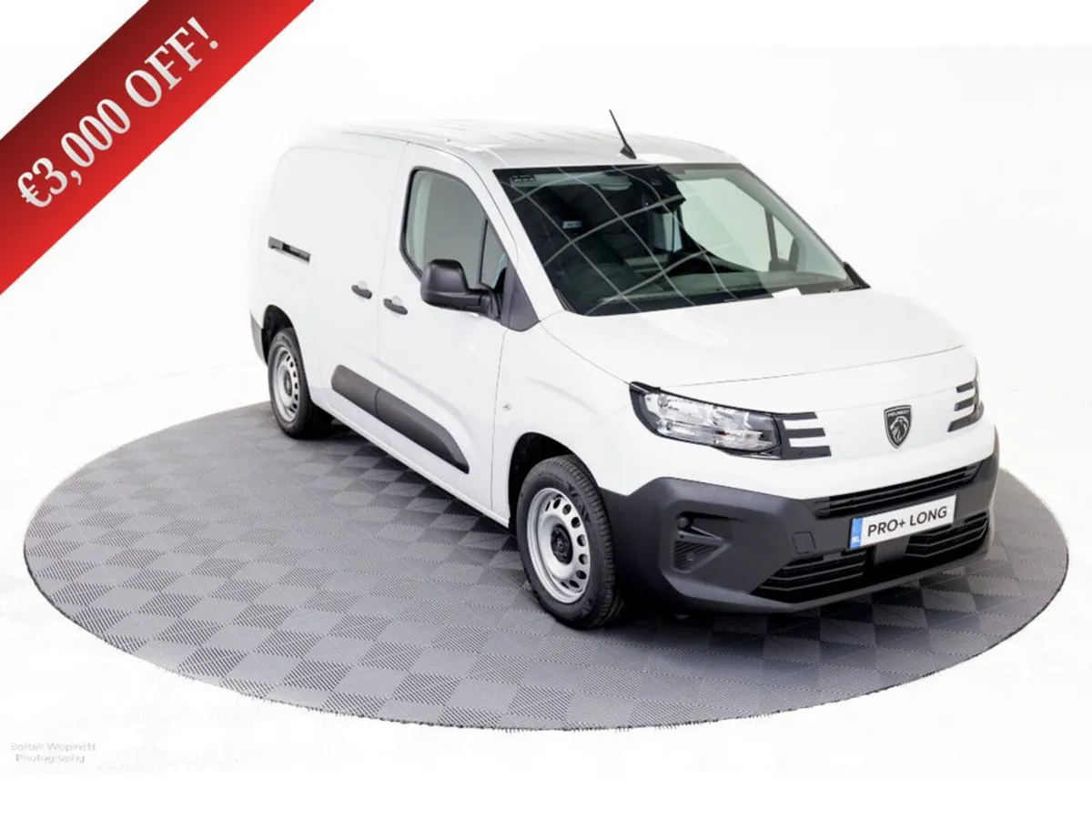 Peugeot Partner *€3, 000 off* Pro Plus 1.5 Diesel - Image 1