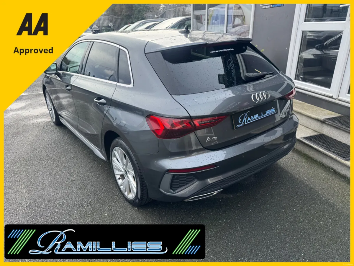 Audi A3 S LINE 40 TFSI E SPORTBACK AUTO..12 MONTHS - Image 3