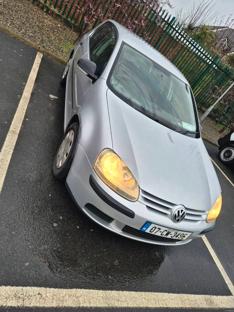 2007 VW Golf 1.9 TDI NCT 08/26 - Image 1