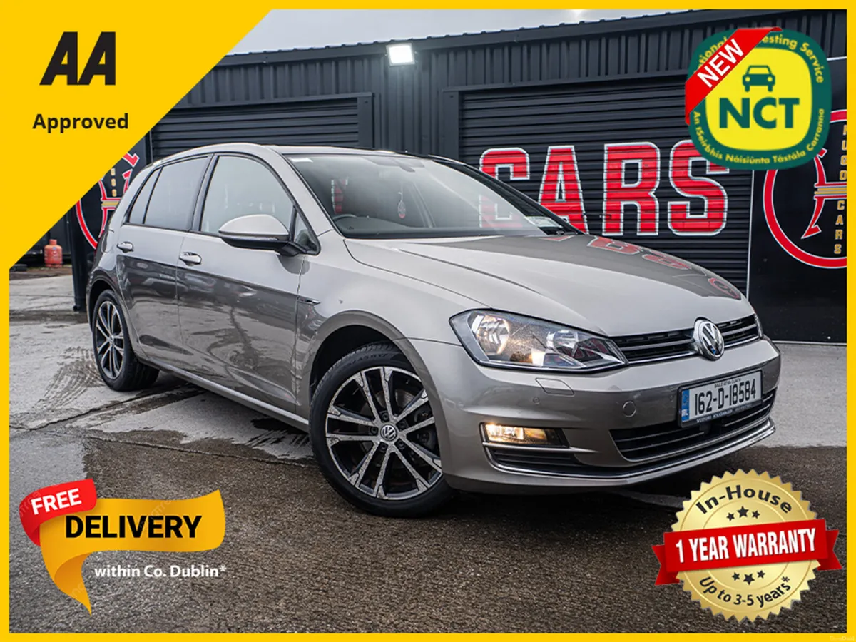 162 VW Golf 1.4tsi/High spec/Low kms/1yr warranty - Image 1