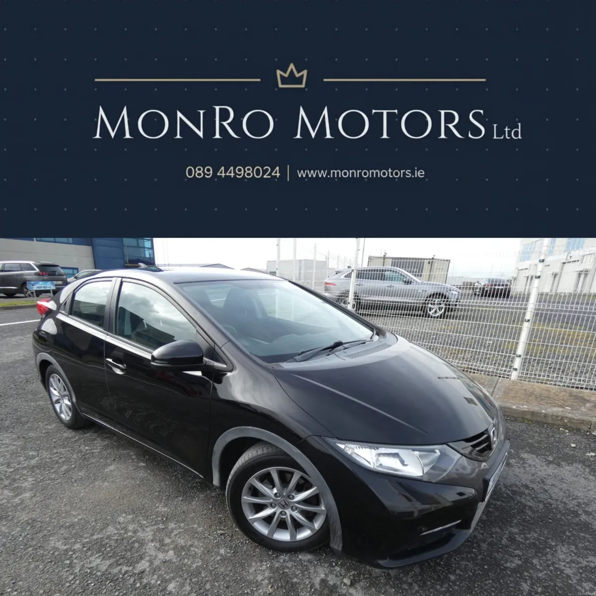 Honda Civic 2.2 I-DTEC SE, Nct and Tax, low Km - Image 1