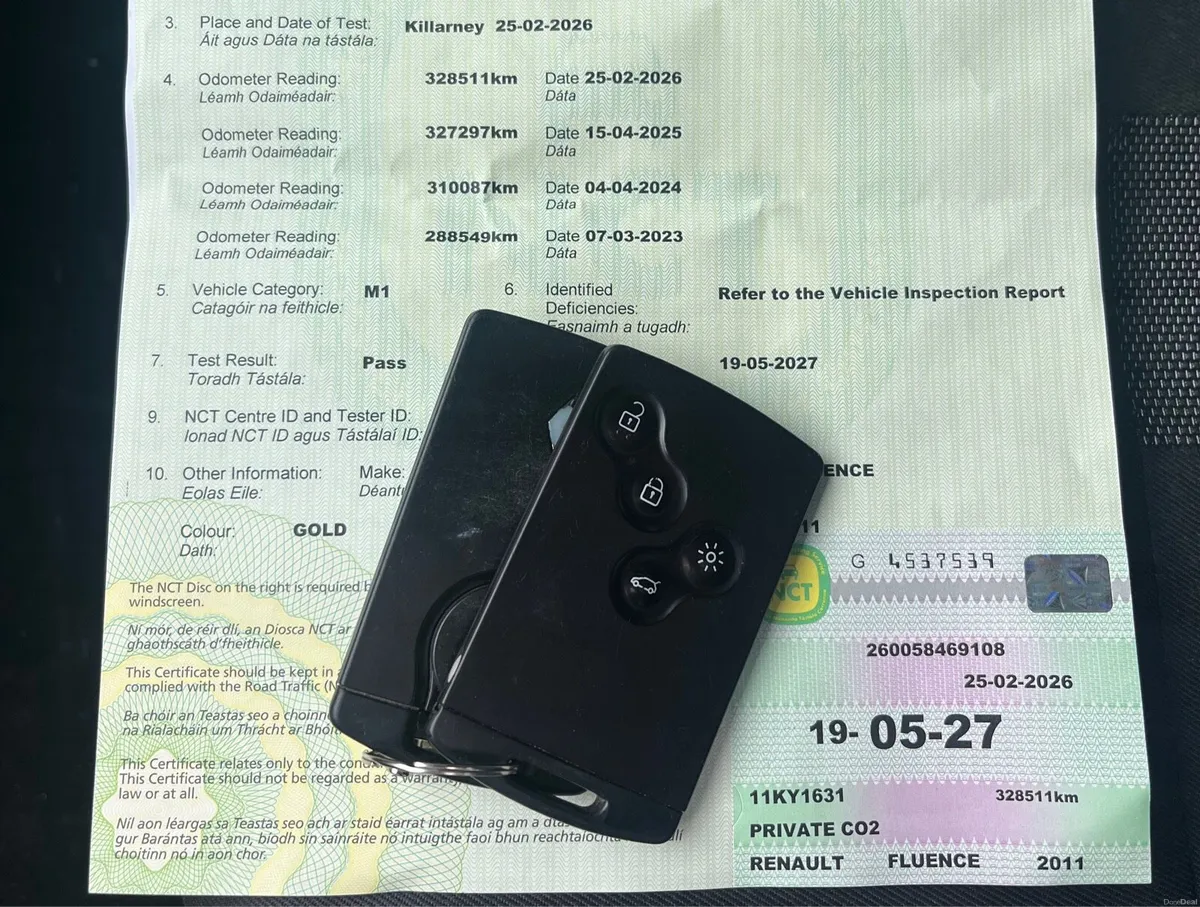 Renault Fluence NCT 05/27 high spec - Image 2