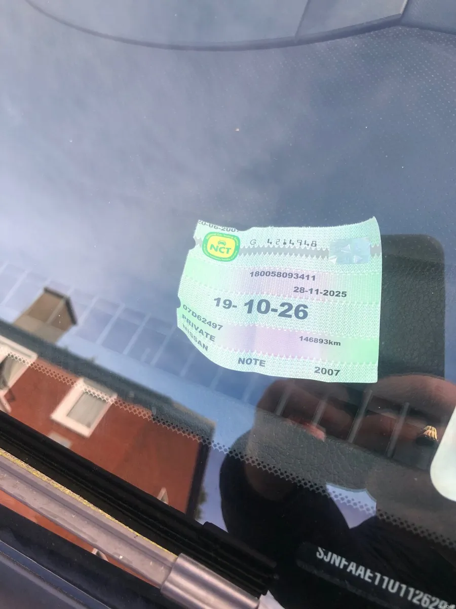 Nissan Note 2007 1.4  NCT 10/26  tax may 26 - Image 4