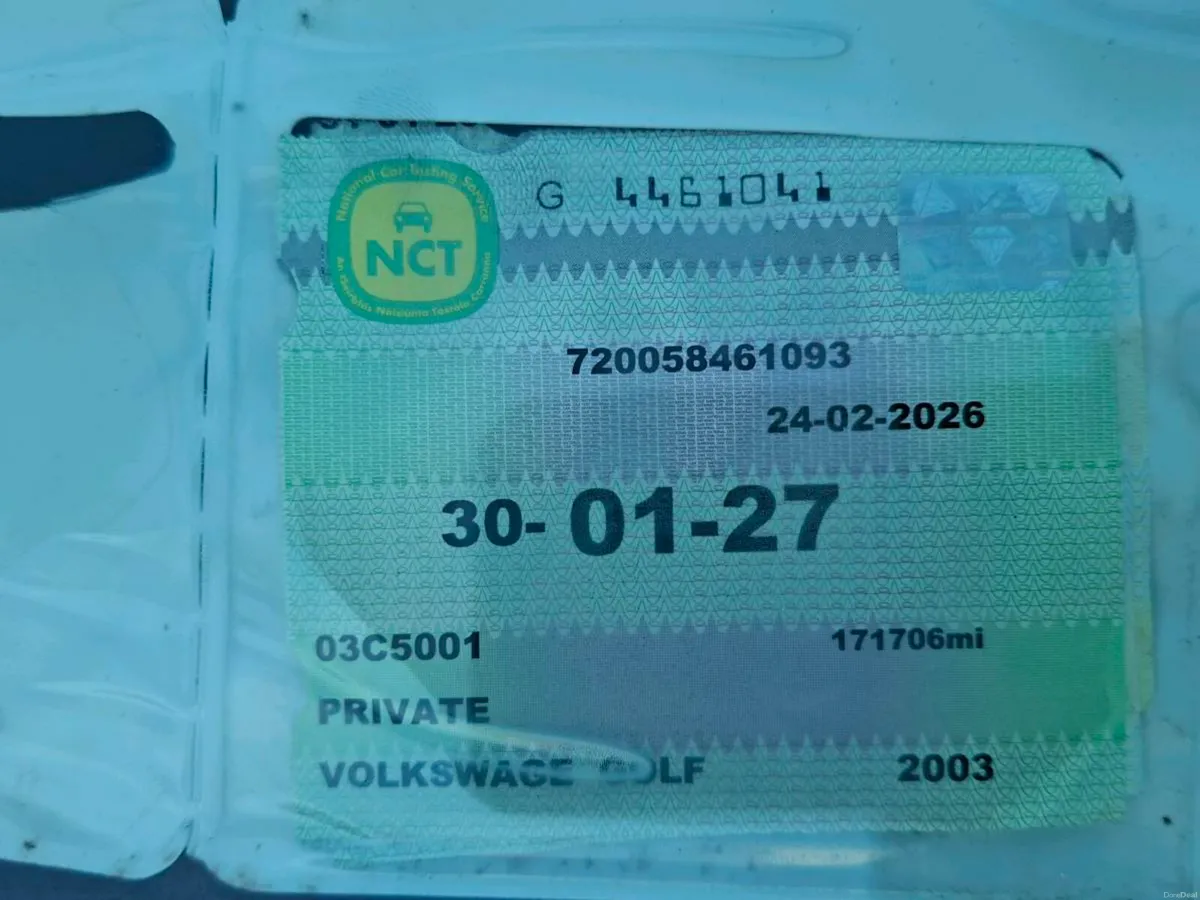 2003 Volkswagen Golf 1.4 Petrol New NCT - Image 3