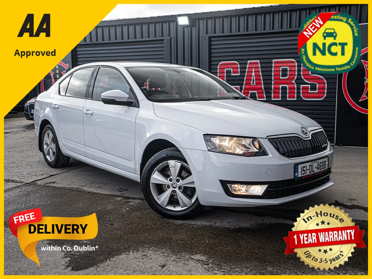 2015 Skoda Octavia 1.6d/New NCT/1yr warranty - Image 1
