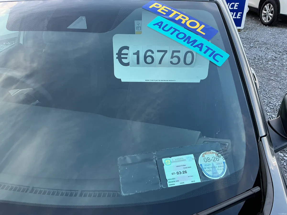 AUTOMATIC HONDA CIVIC PETROL 1 OWNER LOW KMS - Image 4
