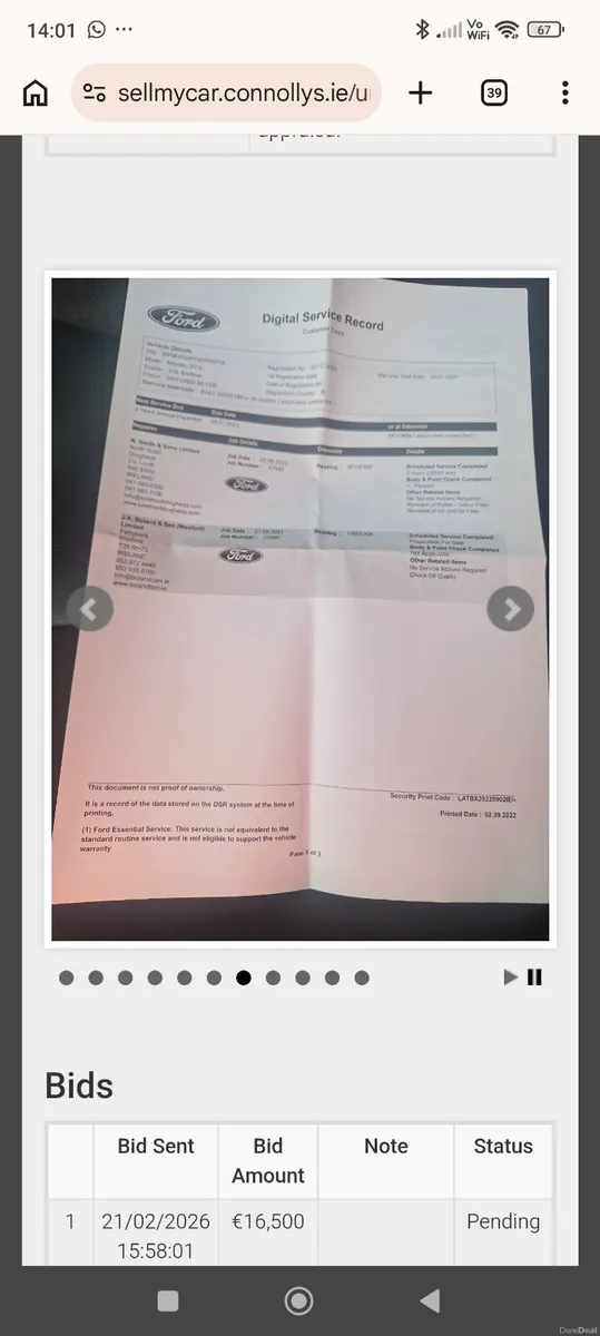 201 Ford Mondeo 2.0 Diesel Titanium - Image 3