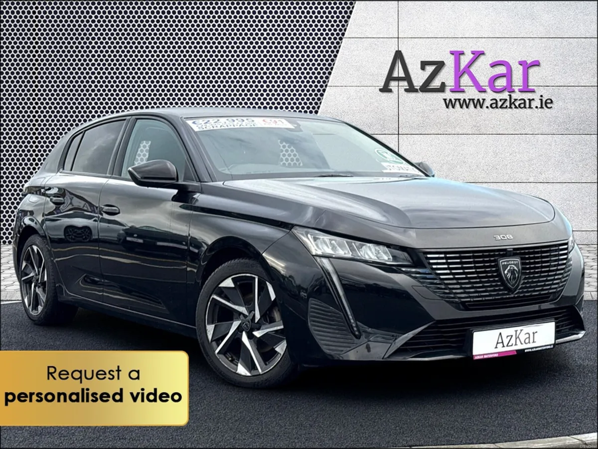 Peugeot 308 2022 ALLURE 1.2 AUTOMATIC 131BHP €96 P - Image 1