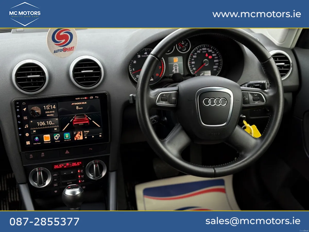 Audi A3 6 MONTH WARRANTY + NEW NCT - Image 2