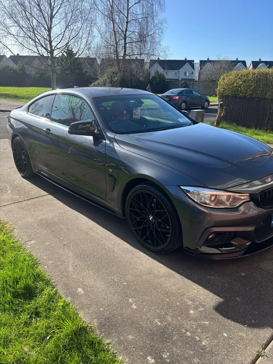 BMW 420d Automatic M sport Coupe Grey Red leather - Image 1