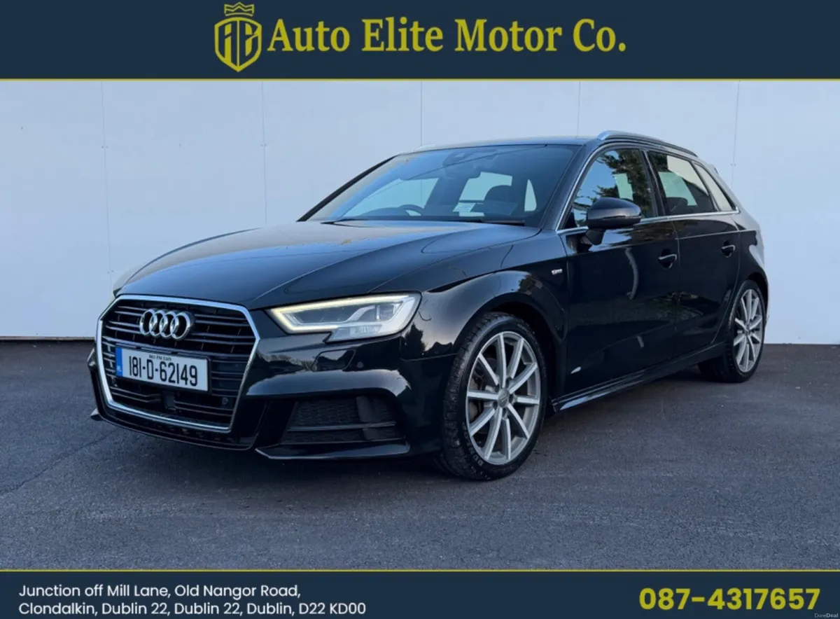 AUDI A3 S LINE//FINANCE AVAILABLE//WARRANTY - Image 1