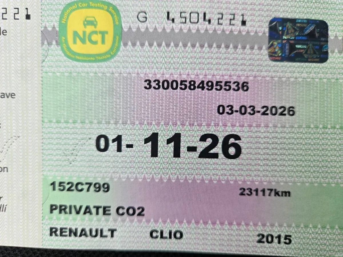 152 Clio ONLY 23k Km New NCT - Image 2