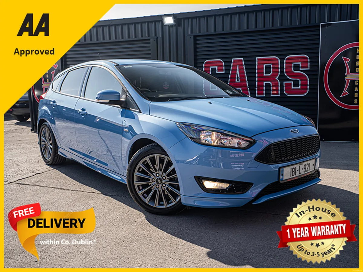 2018 Focus 1.0 ST-LINE/FSH/New NCT/1yr warranty - Image 1