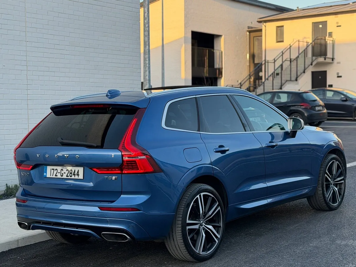 Blue Volvo XC60 2.0 T8 R-Design Pro Hybrid - Image 4
