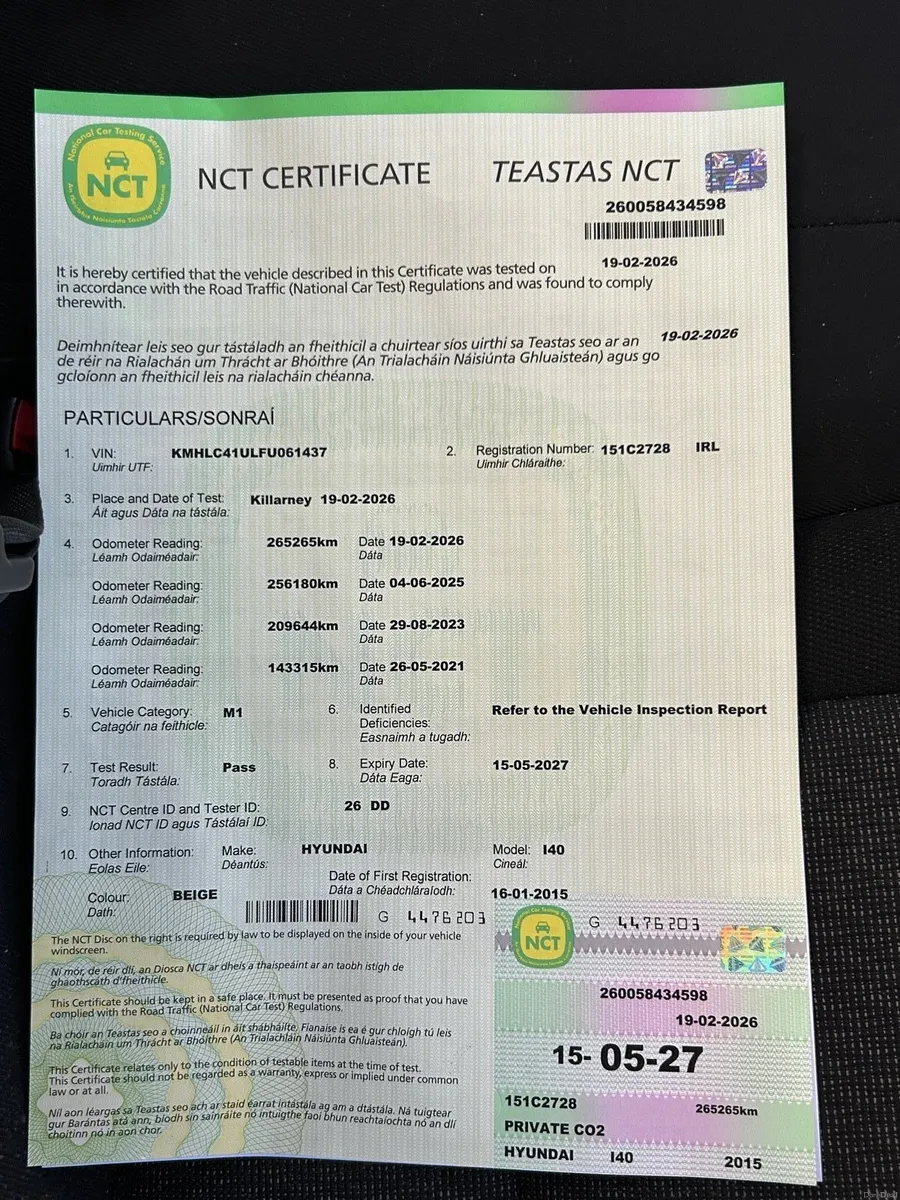 2015 Hyundai i40.. New NCT & Full Service - Image 3