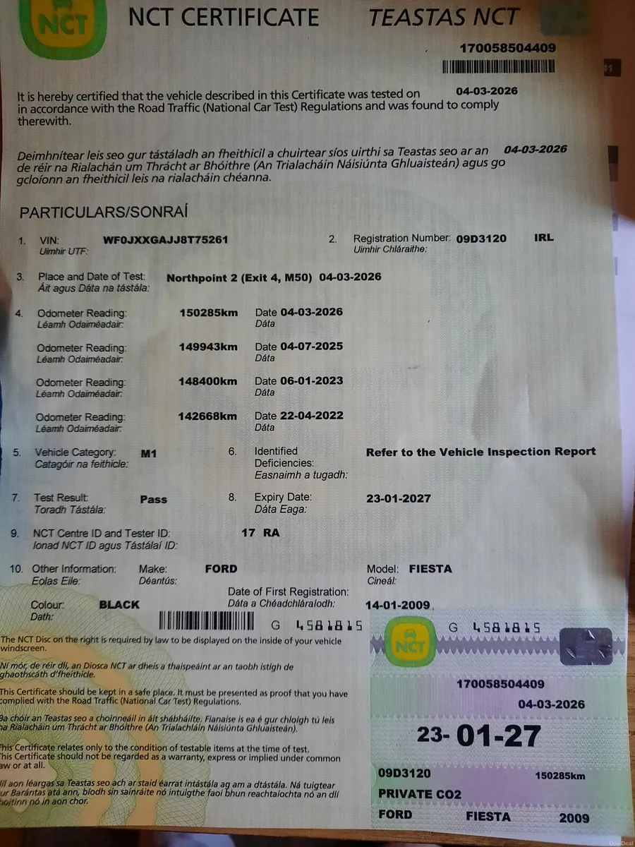 Ford Fiesta Titanium 1.4 TDCi ( New nct 01/27 ) - Image 2
