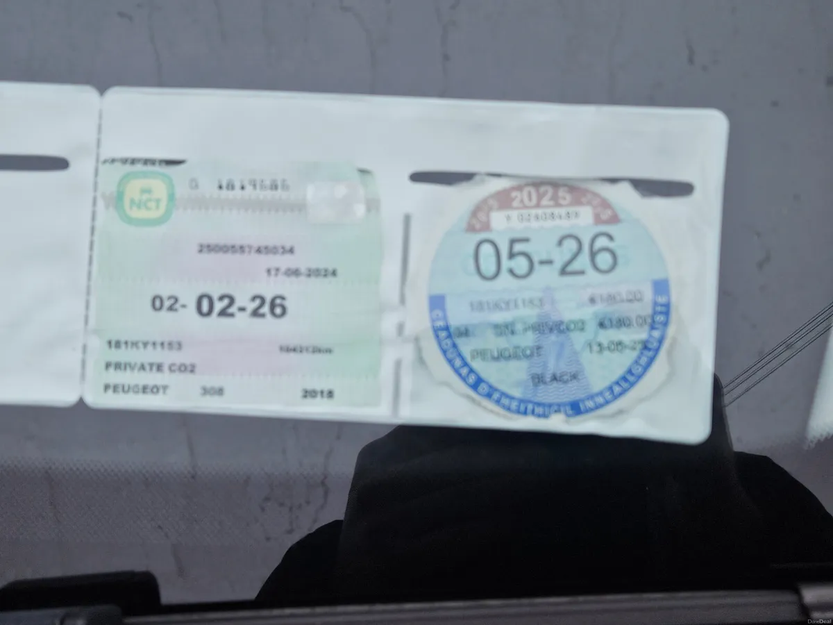 Peugeot 308 low mileage new NCT - Image 3