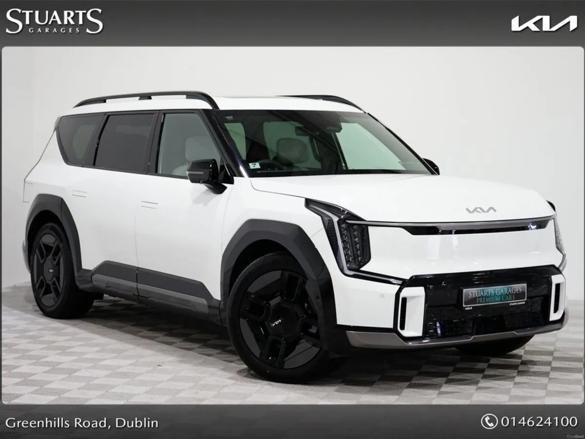 Kia EV9 GT Line 6Seats AWD SNOW WHITE PEARL WITH B - Image 1
