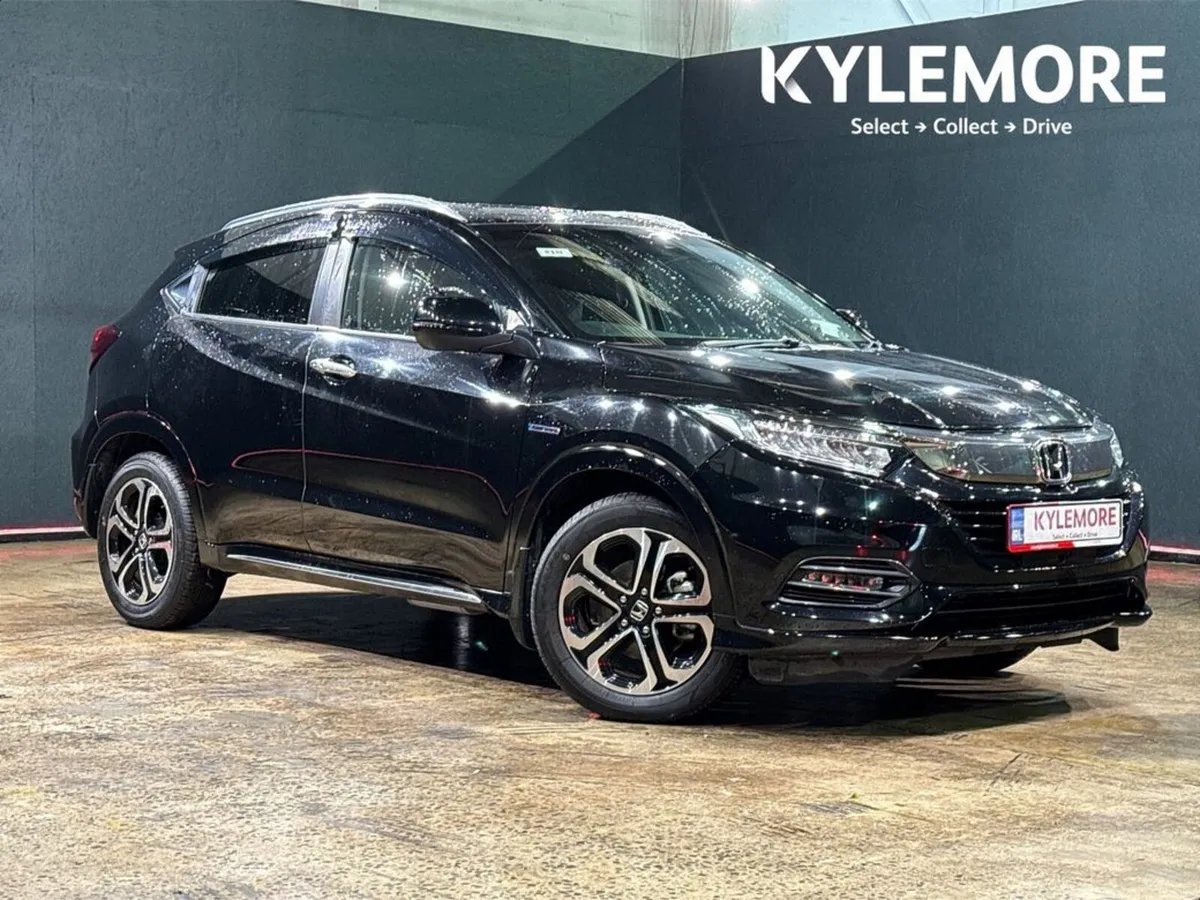 Honda Vezel HYBRID 1.5L AUTOMATIC - BLACK HALF LEA - Image 1