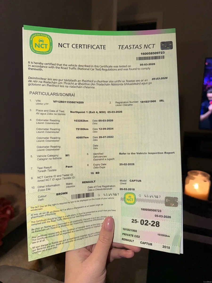 181 Renault Captur | Low KM | New NCT 2018 - Image 2